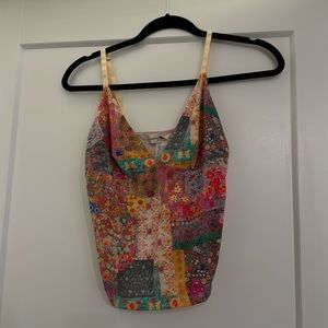 NATURAL LIFE Multicolor Patchwork Tank Top